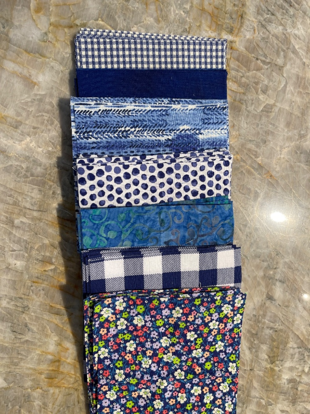 105 Precut 5" Quilt Squares Assorted Fabric Charm Pack
